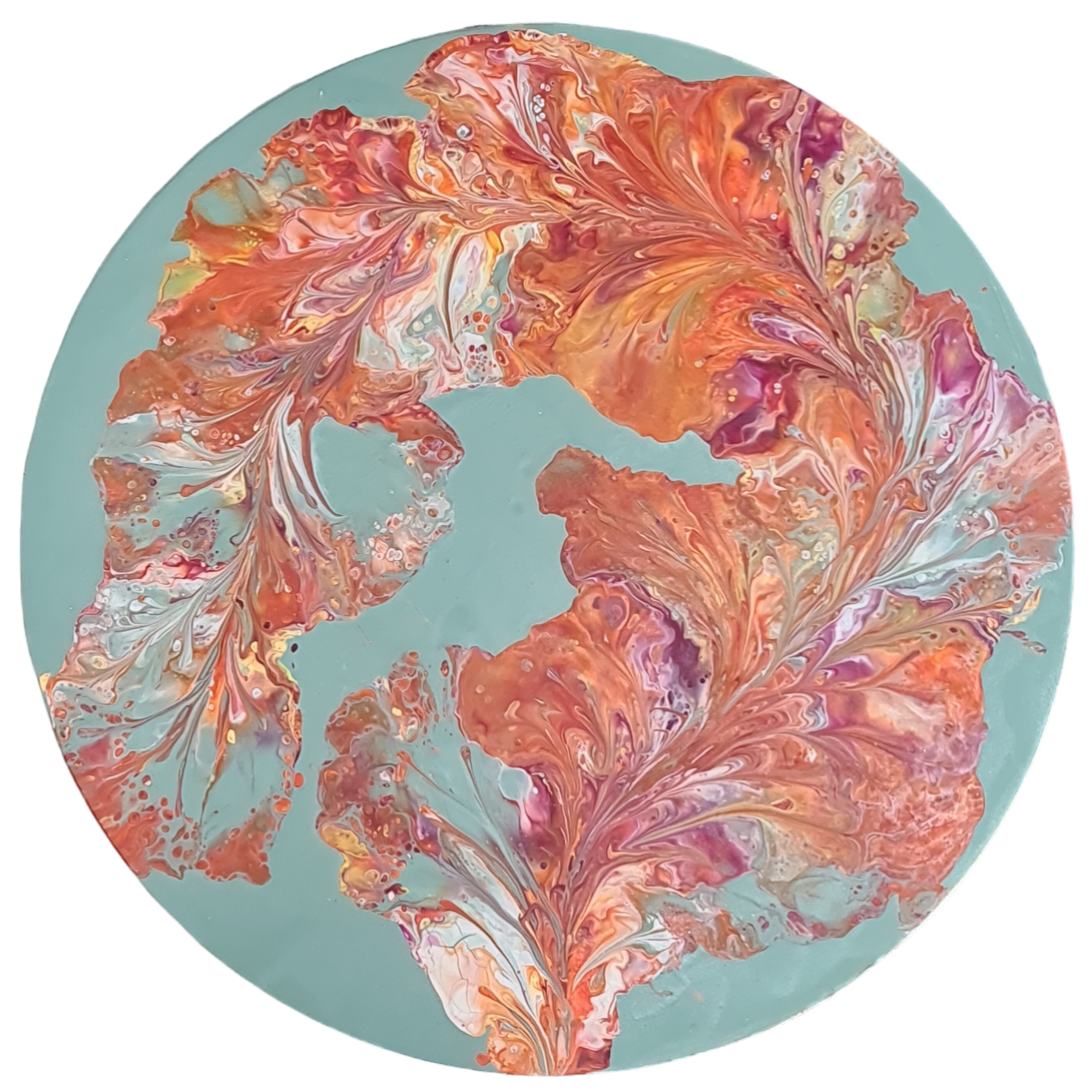 Turquoise, Pink, Orange Wall Art: Brighten Your Space